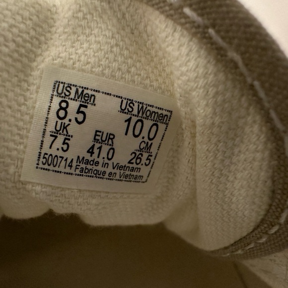 Vans beige flower print shoes - Picture 5 of 5